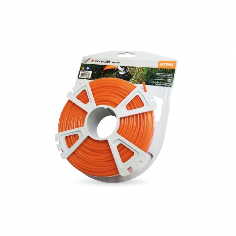Hilo redondo 2.4 mm x 86 m - naranja