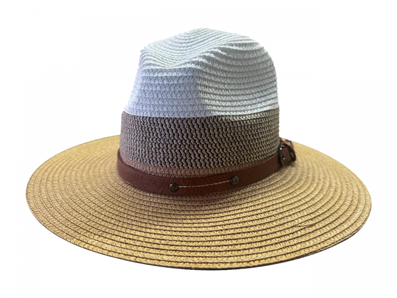 Sombrero LS721 (Blanco/Café)