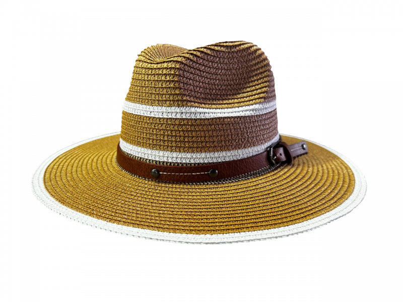 Sombrero LS721 (Café/Blanco)